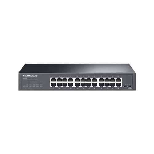TP Mercusys MS124GS 24'lü gigabit desktop/rack switch (3yıl üretici garantili)
