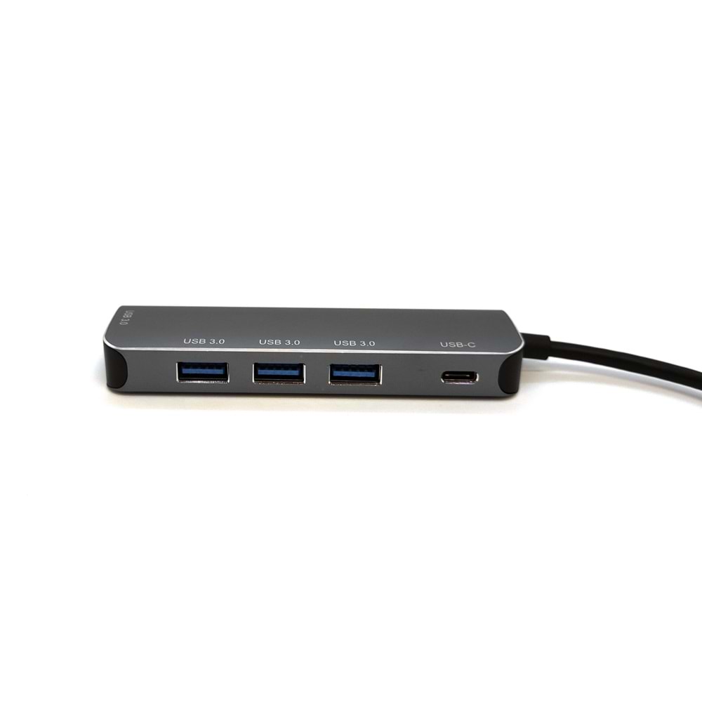 Beek BA-USB-HB3C-4A1C 4'lü USB-C HUB+PD 4 USB3.0,1PD şarj