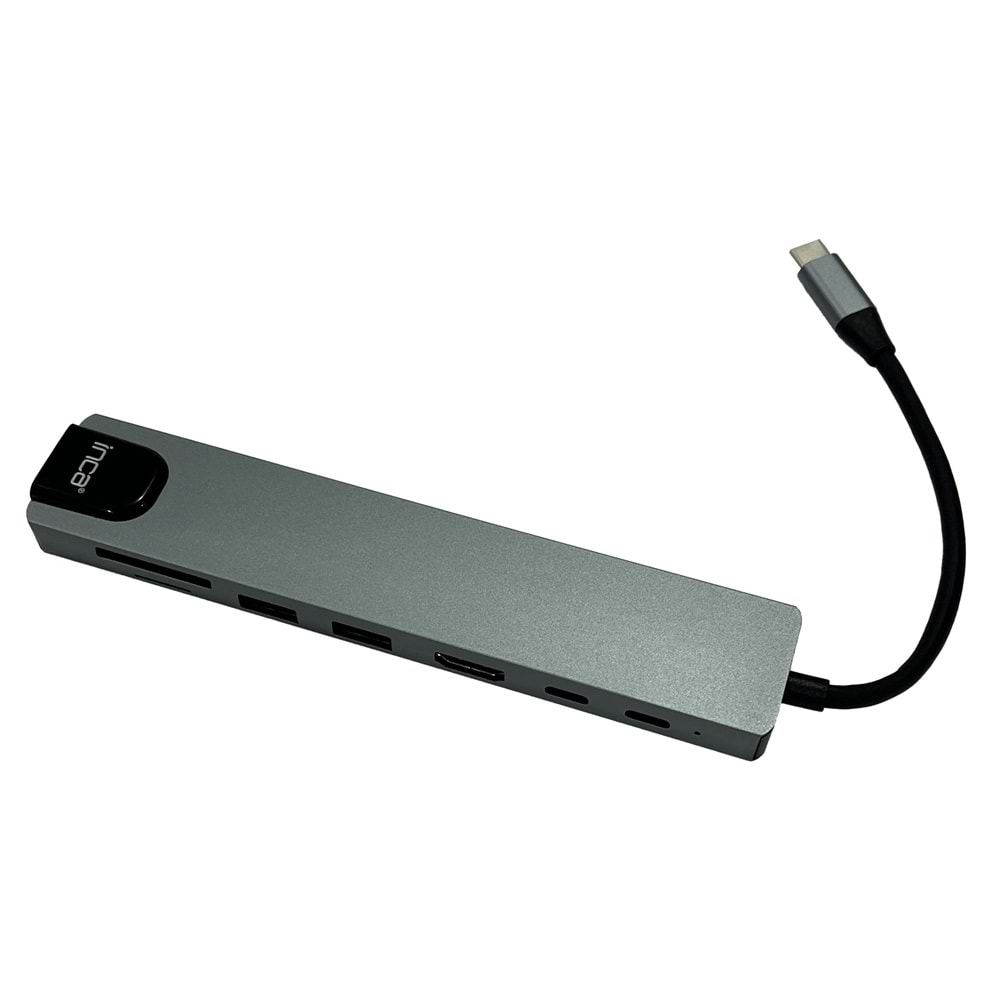 Inca ITPC-7 8'li USB Tip-C aliminyum Hub