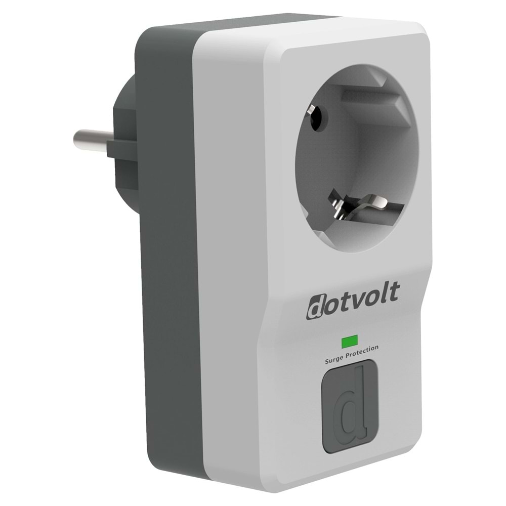 Dotvolt Surge Hunter 1'li Akım Korumalı Priz