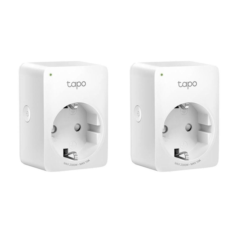 TP Tapo P100(2-pack) Mini wi-fi akıllı priz 2'li paket (3yıl üretici garantili)