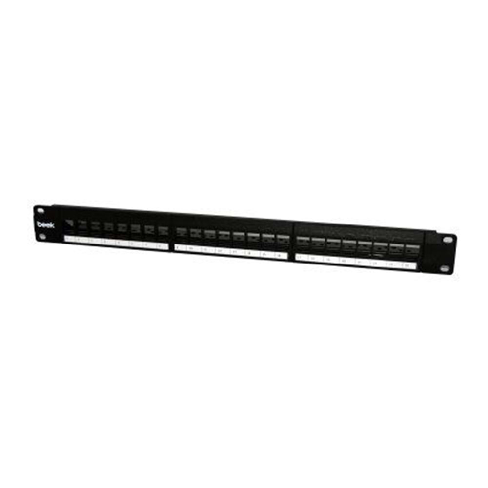 Beek BN-PP-M24S-1 24'lü Cat 6 Boş moduler patch panel
