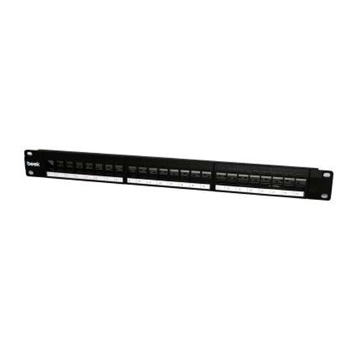 Beek BN-PP-M24S-1 24'lü Cat 6 Boş moduler patch panel