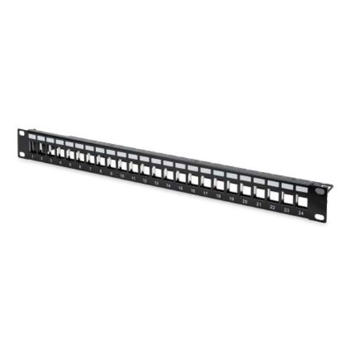 Digitus DN-91411 24'lü 1U siyah boş patch panel