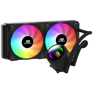 POWERBOOST 240MM CIRCLE 240B PB-LCS-CR240B Rainbow Fanlı AM5-1851p Sıvı Soğutmalı İşlemci Fanı