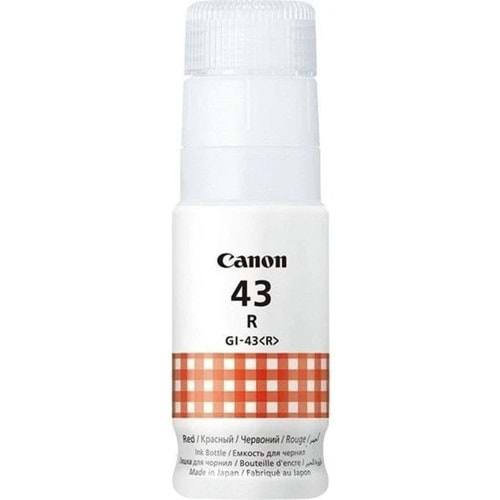 Canon gı-43r Red-kırmızı mürekkep kartuşu orjinal