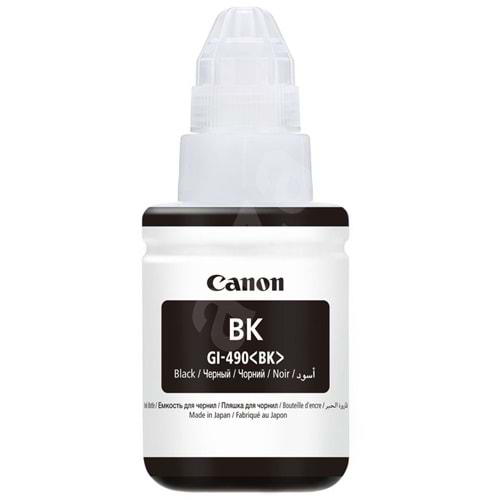 Canon gı-490 Siyah mürekkep kartuşu 135ml 6000 Sayfa (Orjinal)