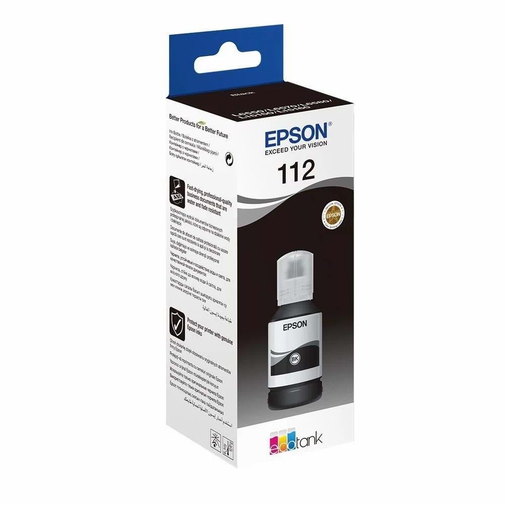 Epson 112 C13T06C14A Siyah Mürekkep Kartuşu Orjinal
