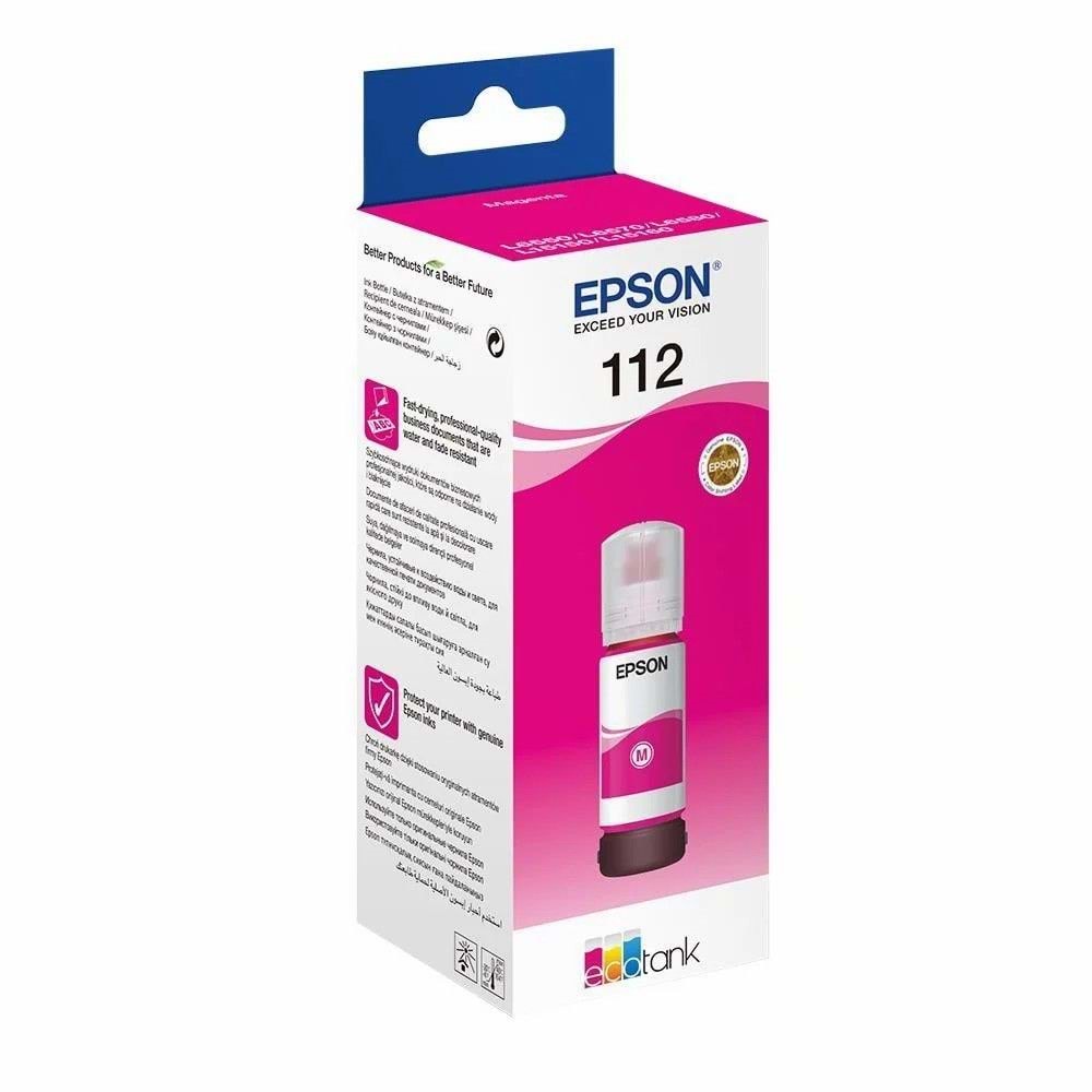 Epson 112 C13T06C34A Kırmızı Mürekkep Kartuşu (Orjinal)