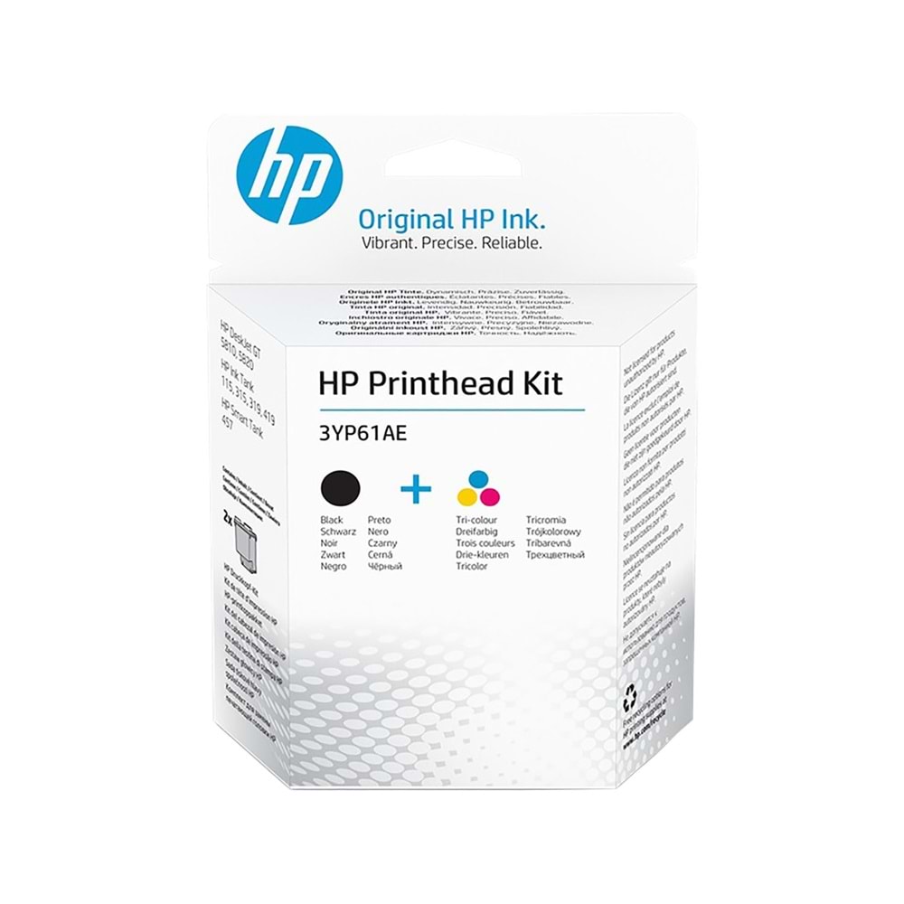 HP 3YP61AE Orjinal Print Head Kit (GT51-GT52) Baskı Kafası
