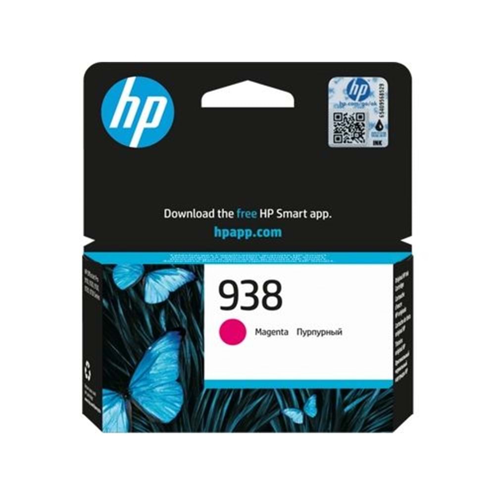 HP 938 Kırmızı Mürekkep Kartuş 4S6X6PE