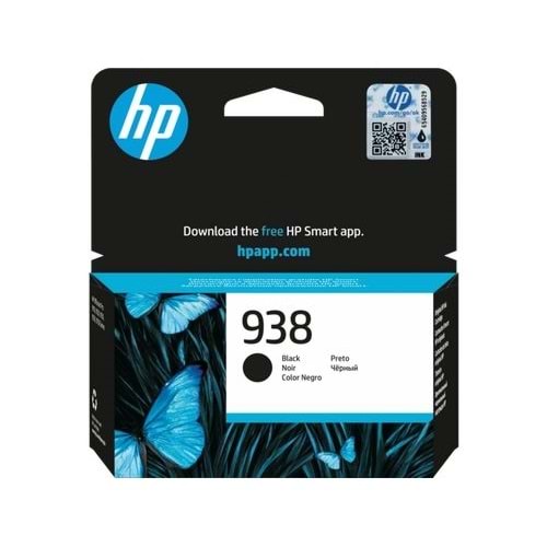 HP 938 Siyah Mürekkep Kartuş 4S6X8PE