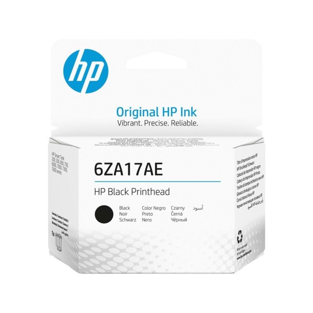 HP 6ZA17AE Siyah Print Head Baskı Kafası