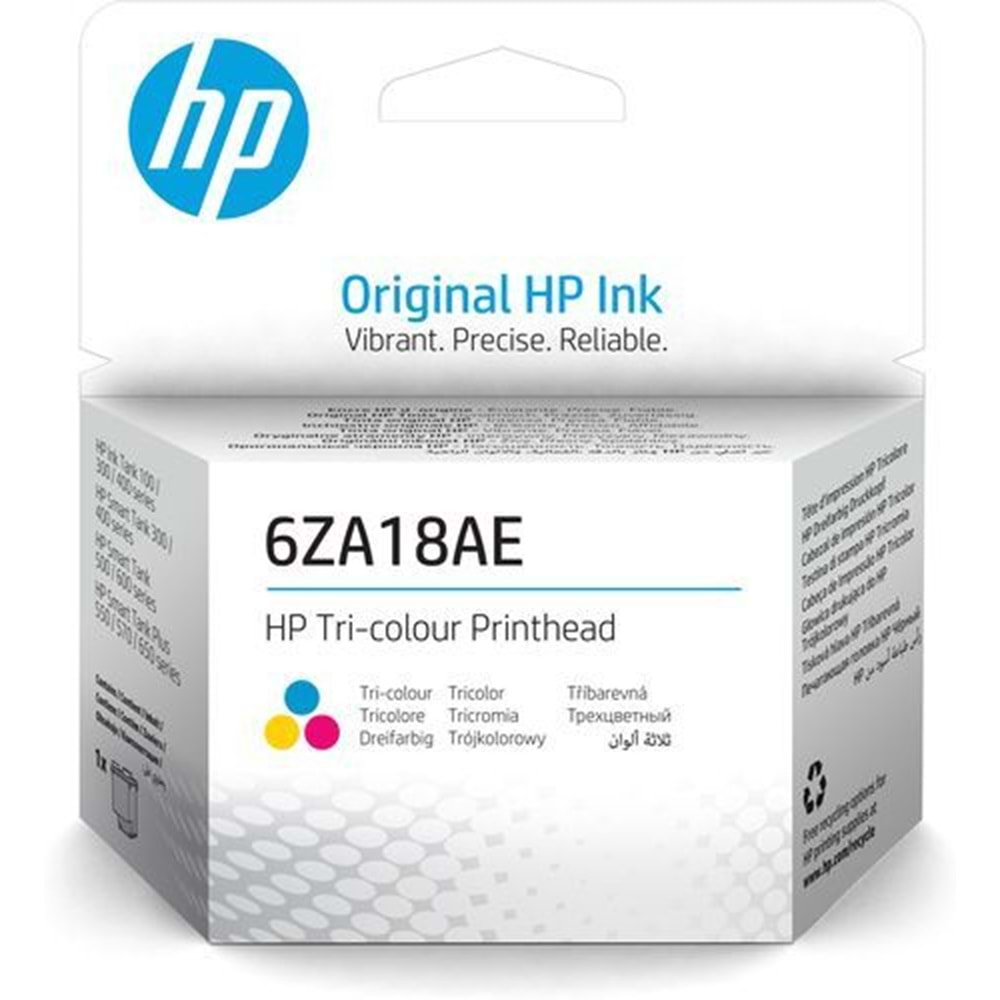 HP 6ZA18AE Üç Renkli Print Head Baskı Kafası