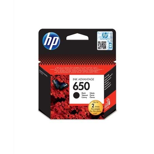 HP CZ101AE (650) Siyah Mürekkep Kartuş orjinal