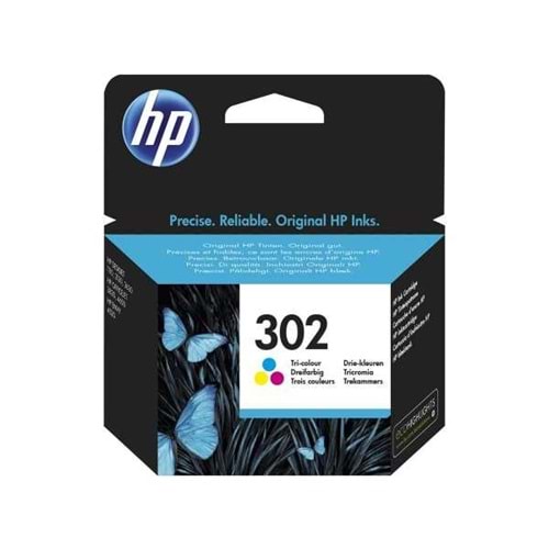 HP F6U65AE (302) Üç Renk Mürekkep Kartuş