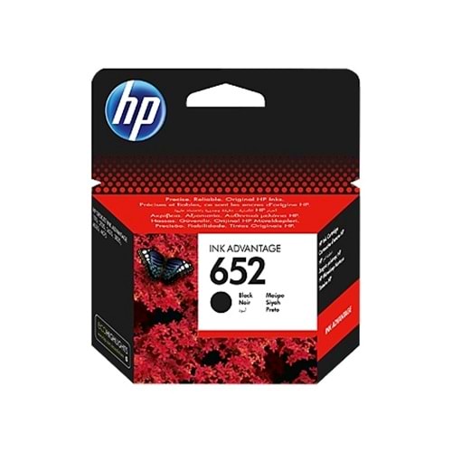 HP F6V25A (652) Siyah Mürekkep Kartuş