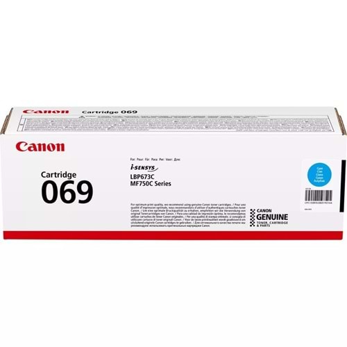 Canon crg 069c mavi toner orjinal