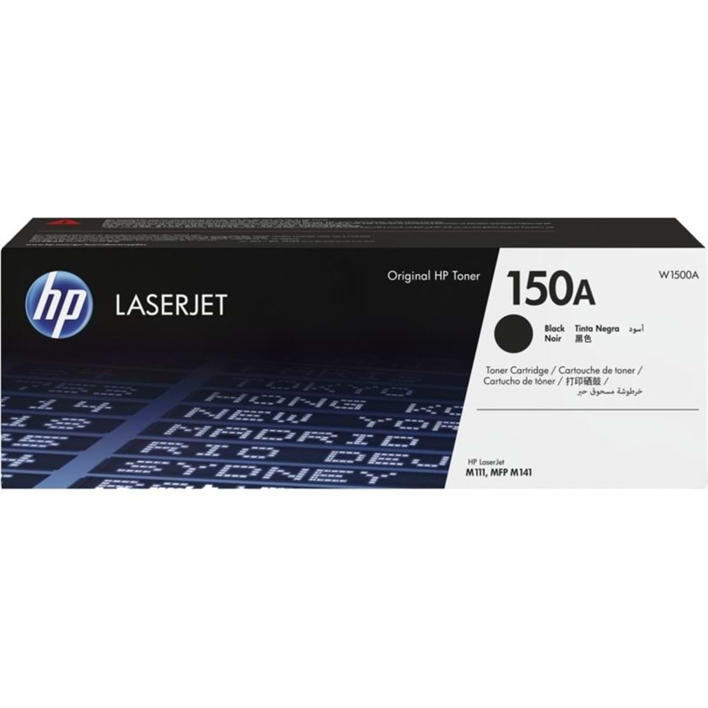 HP 150a siyah orijinal laserjet toner w1500a