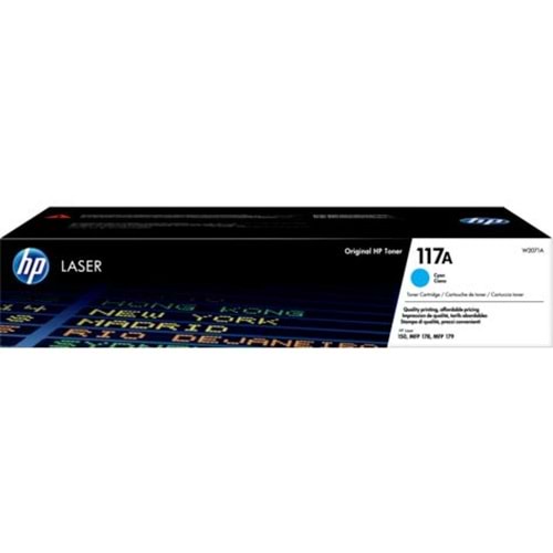 HP w2071a (117a) cyanı toner 700sayfa (orj.)