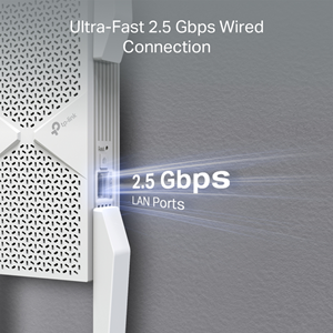 TP-LINK RE655BE WIFI7 BE9300 Üç Bant Menzil Genişletici Priz Tip