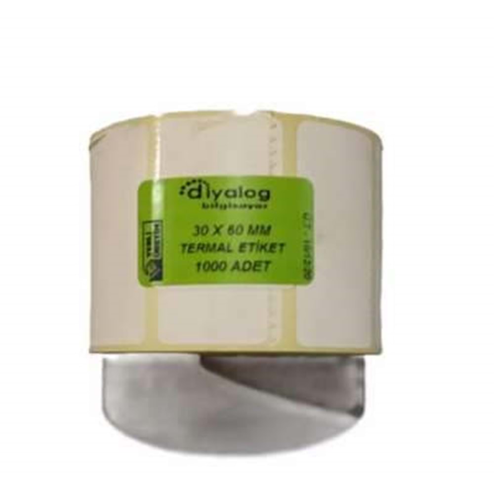 30X60 TERMAL BARKOD ETİKET 1000 SARIM
