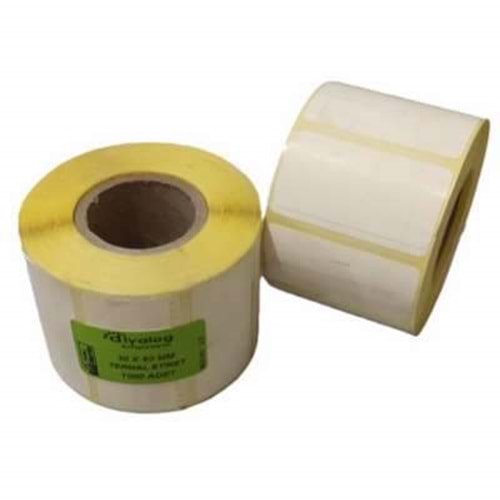 30X60 TERMAL BARKOD ETİKET 1000 SARIM