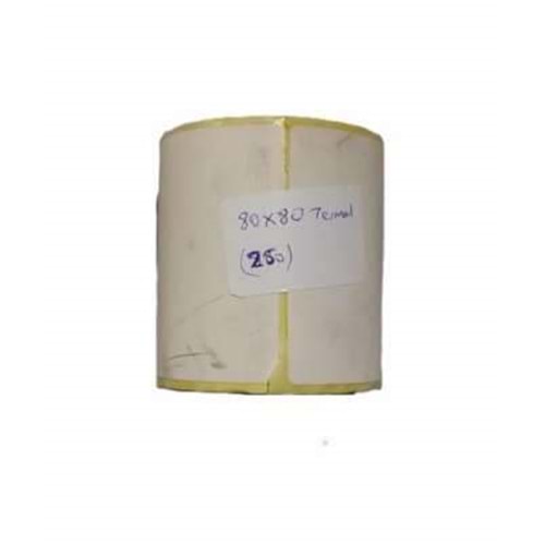 80X80 TERMAL BARKOD ETİKET 250 SARIM