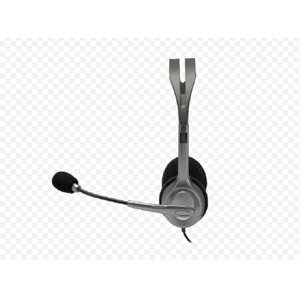 LOGITECH H110 Stereo 3.5mm Jack Gri Mikrofonlu Kulaklık