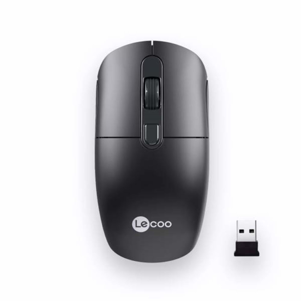 LENOVO LECOO M2001 Kablosuz 1600dpi Optic Siyah Mouse