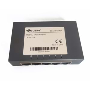 5 PORT VG-SW2005E GIGABIT Yönetilemez Switch METAL KASA