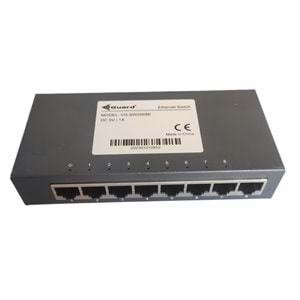 8 PORT VG-SW2008E GIGABIT Yönetilemez Switch METAL KASA