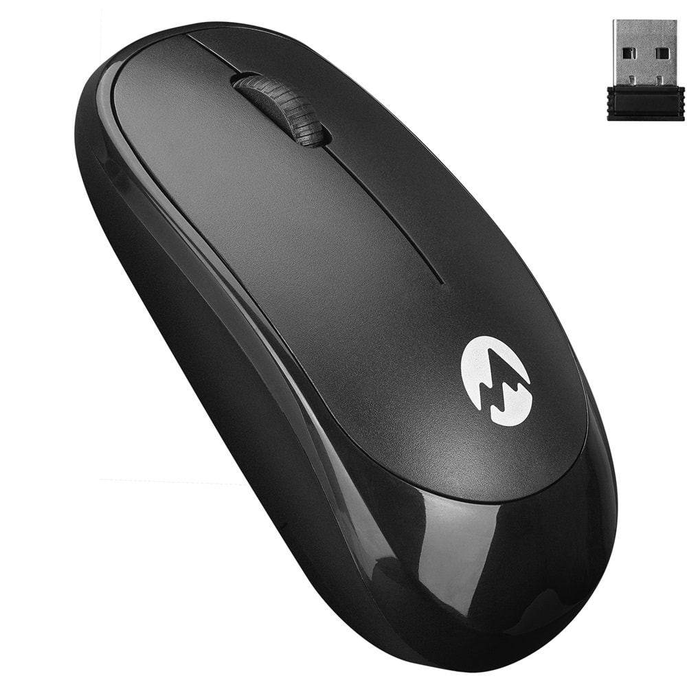 Everest KB-BT72 ELITE Black Metalik Kablosuz Q Klavye + Mouse Set