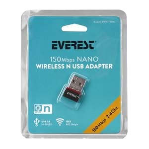 EVEREST EWN-760N N150 2.4ghz USB Kablosuz Adaptör