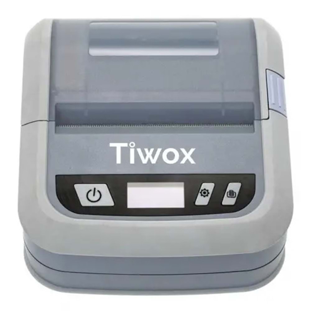 TIWOX 203dpi BT-5050 Direkt Termal USB+Bluetooth Mobil Barkod-Etiket Yazıcı Bluetooth