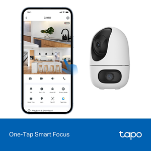 TP-LINK 3MP Çift Lensli Wıfı Kablosuz Pan/Tilt IP Kamera Tapo C245D