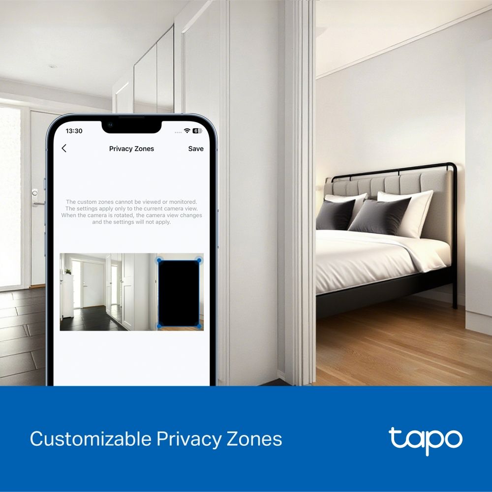 TP-LINK 8MP 4MM WIFI Kablosuz Pan/Tilt IP Kamera Tapo C250