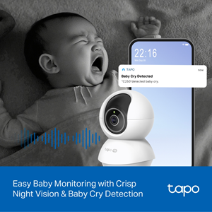 TP-LINK 8MP 4MM WIFI Kablosuz Pan/Tilt IP Kamera Tapo C250