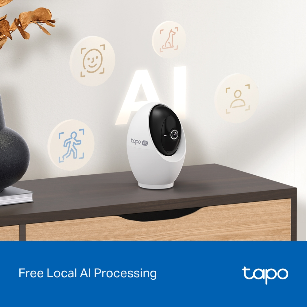 TP-LINK 8MP 4.3MM WIFI Kablosuz Pan/Tilt IP Kamera Tapo C260