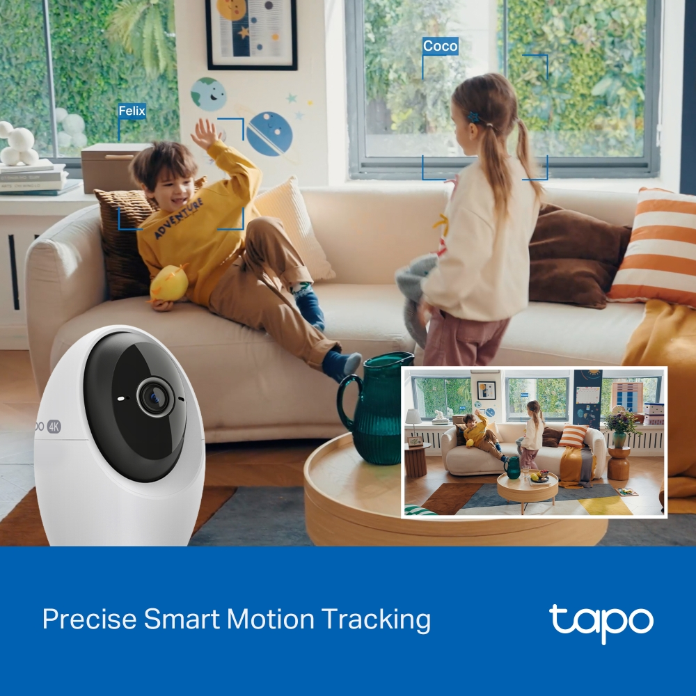 TP-LINK 8MP 4.3MM WIFI Kablosuz Pan/Tilt IP Kamera Tapo C260