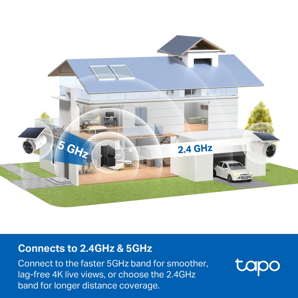 TP-LINK 8MP Bullet 3MM WIFI Kablosuz Güneş Panelli Pilli IP Kamera TAPO-C465