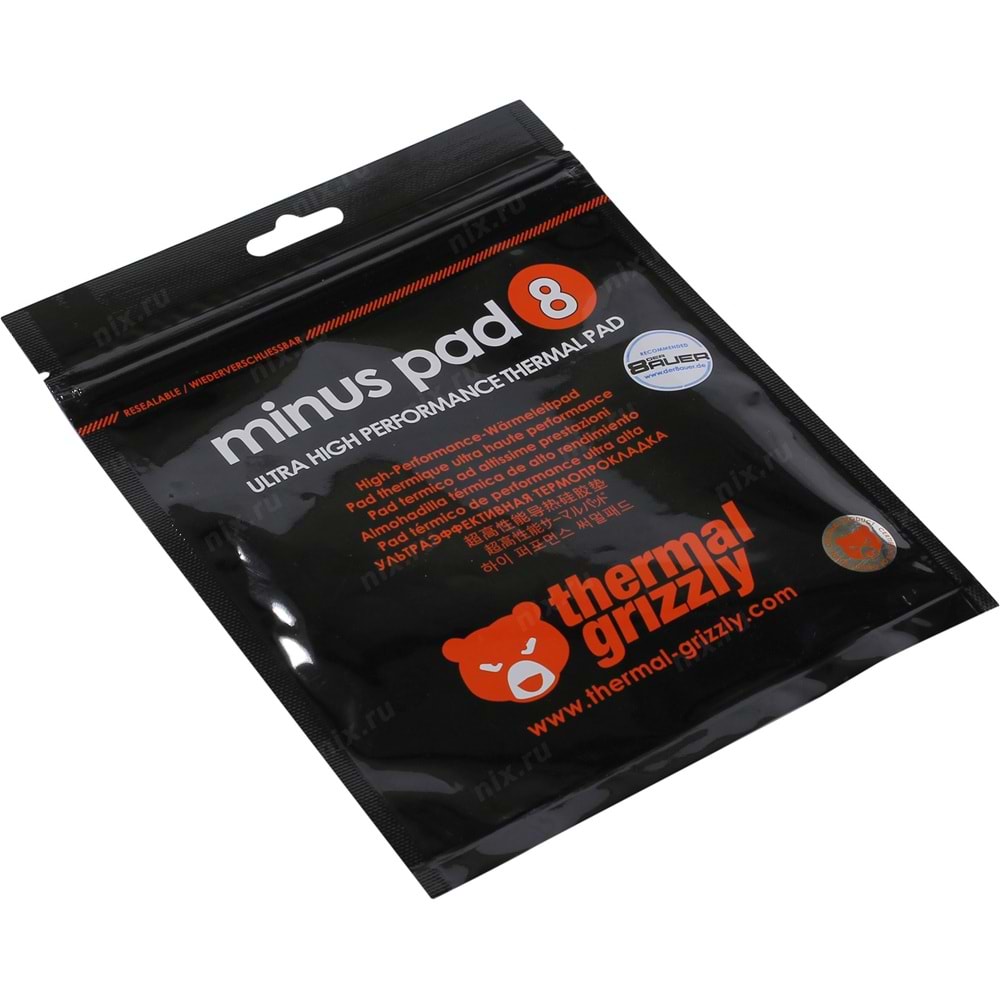 Thermal Grizzly Minus Pad 8 TG-MP8-100-100-15-1R 100x100x1.5mm 8W/mK Termal Pad -100/+250°C 