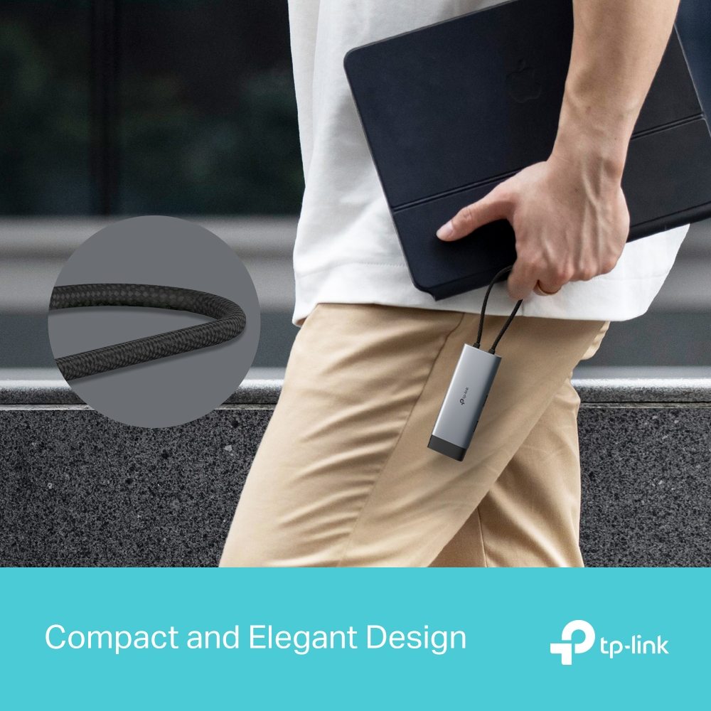 TP-LINK UH5020C USB-C 5 Port 5Gbps 4K 60Hz HDMI 100W PD Hub Çoklayıcı