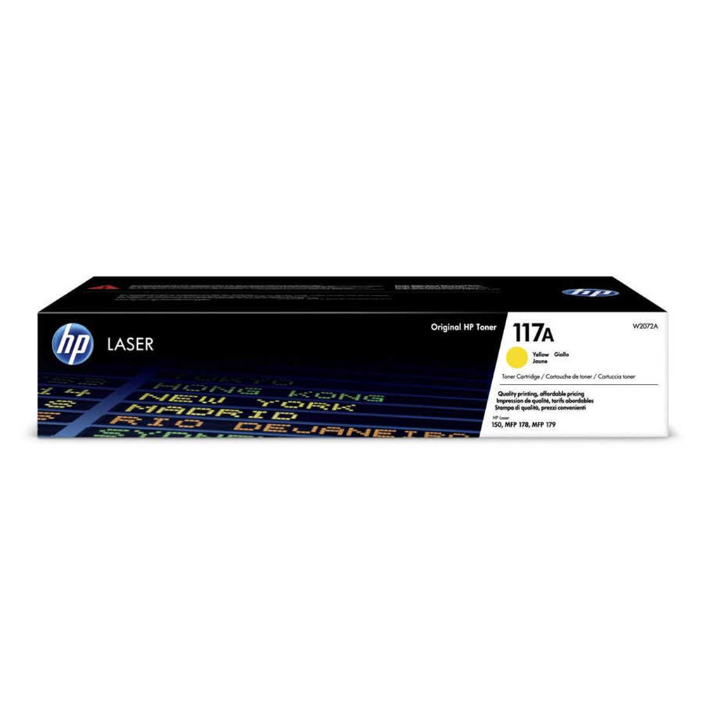 HP 117A W2072A Sarı Orijinal Lazer Toner 700 Sayfa