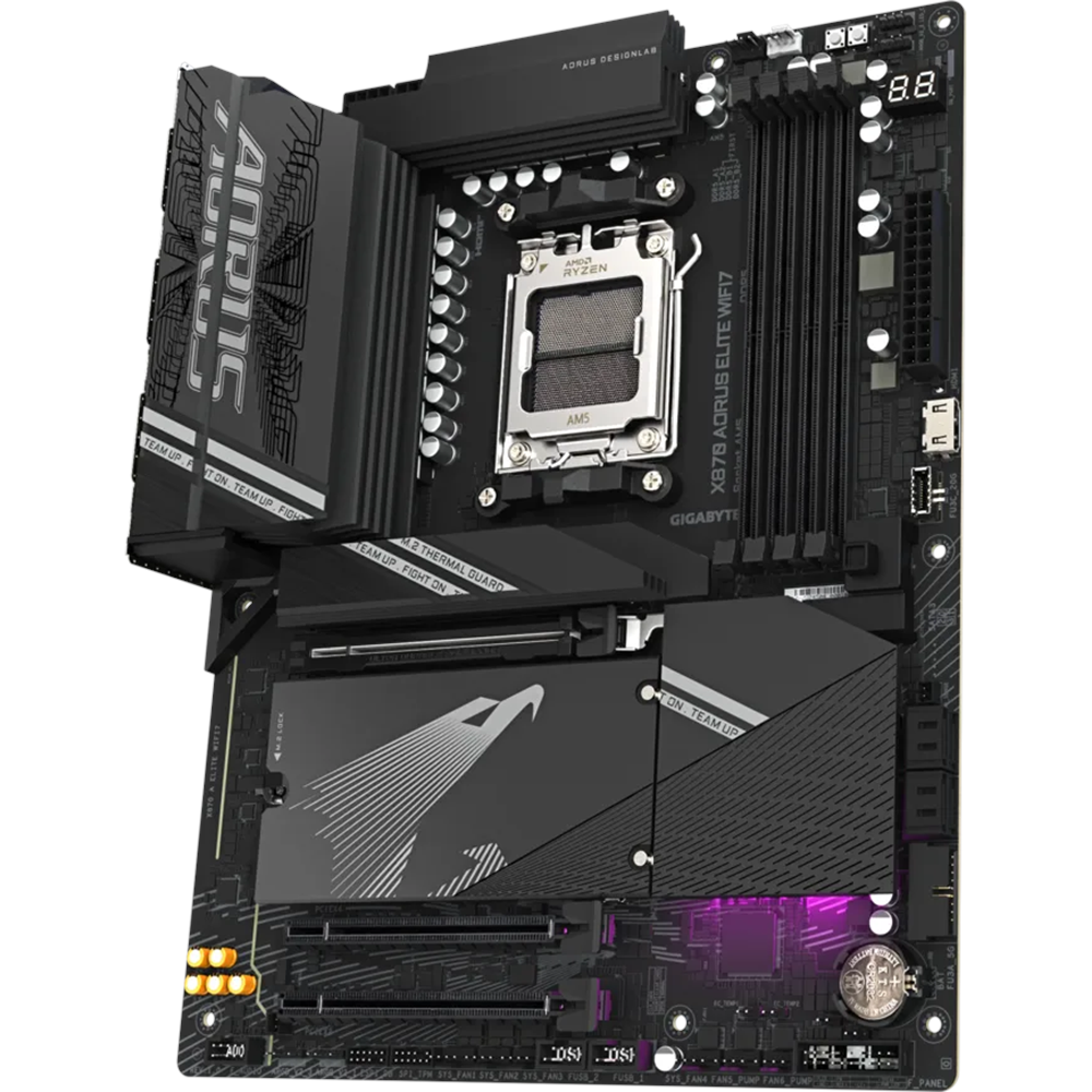GIGABYTE X870 AORUS ELITE WIFI7 DDR5 HDMI-DP TYPEC PCIE 5.0 AM5 ATX
