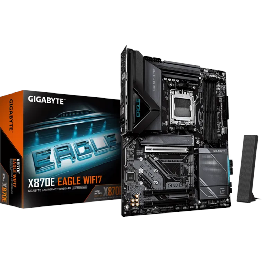 GIGABYTE X870E EAGLE WIFI7 DDR5 HDMI-DP TYPEC PCIE 5.0 AM5 ATX