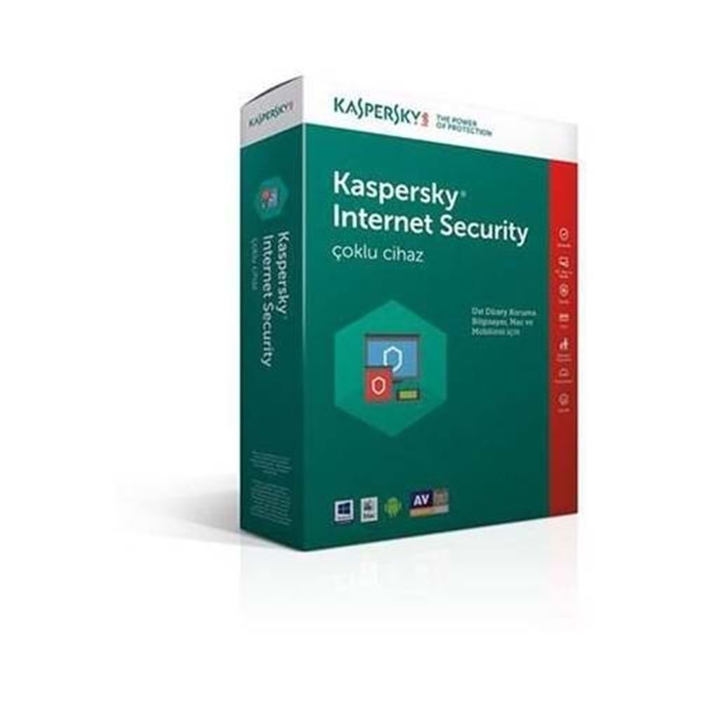 Kaspersky Internet Security 4Kullanıcı 1Yıl
